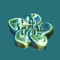 Blue/green flower ledges
