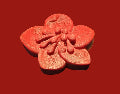 Red flower ledge
